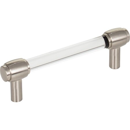 Jeffrey Alexander 96 mm Center-to-Center Satin Nickel Carmen Cabinet Bar Pull 775-96SN